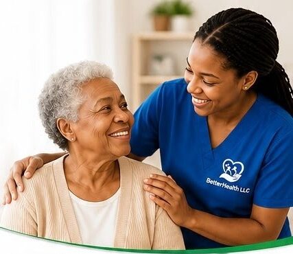 BetterHealth Minnesota caregiver providing compassionate care to an older adult